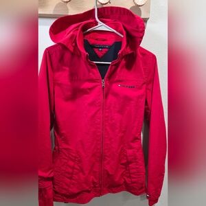 Tommy Hilfiger Women's Vibrant Red Utility Jacket